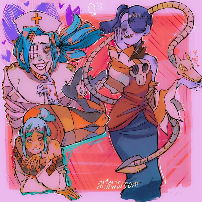 this basically used to be the only thing i drew bcos situating characters in backgrounds is hard