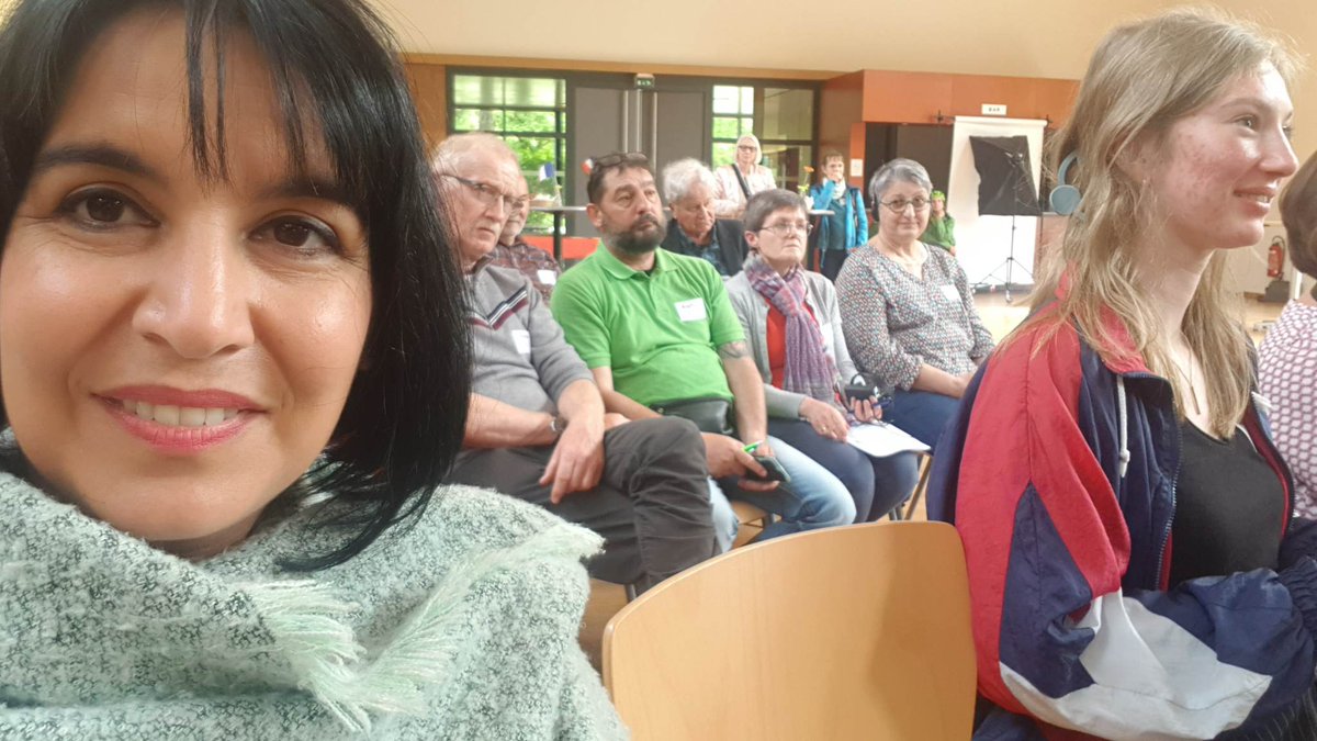 UnserLand's tweet photo. UL Sélestat, ses élus centre-#Alsace & sa resp. Sarah Weiss-Moessmer à Schoenau ce 12/05 avec des élus allemands & les maires de Schoenau, #Muttersholtz... pour échanger sur la prise en compte de la préoccupation #climat dans toutes les politiques de développement.
#VraieEcologie https://t.co/LxEETGcnJL