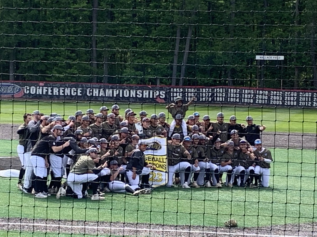 Congrats <a href="/BportBaseball/">Brockport Baseball</a> on winning the SUNYAC Baseball Title <a href="/ryleyoconnell12/">Ryley O'Connell</a>