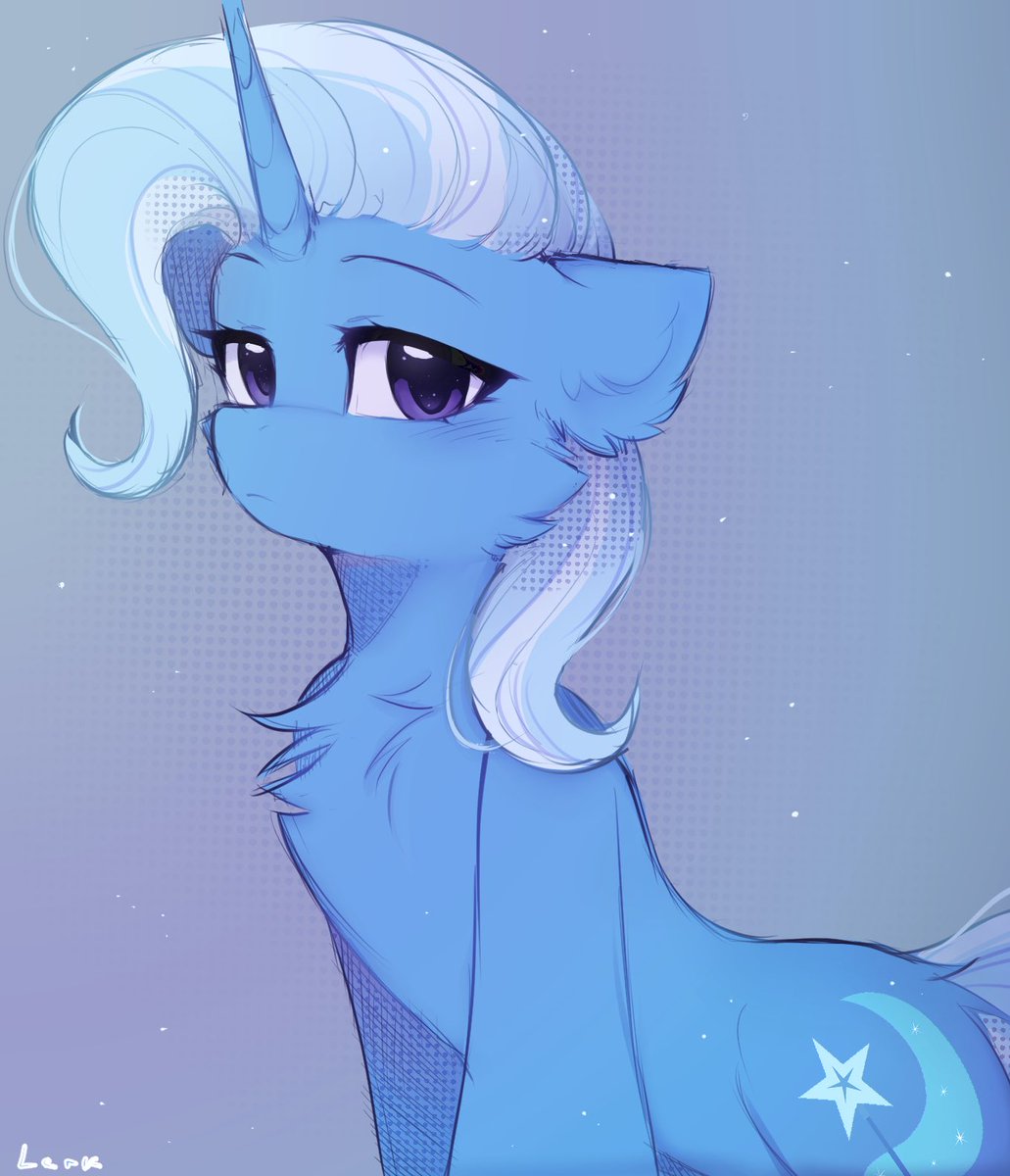 – The great an powerful Trixie (≧∀≦)
#MLP #MyLittlePony #Art #Cute #Fanart