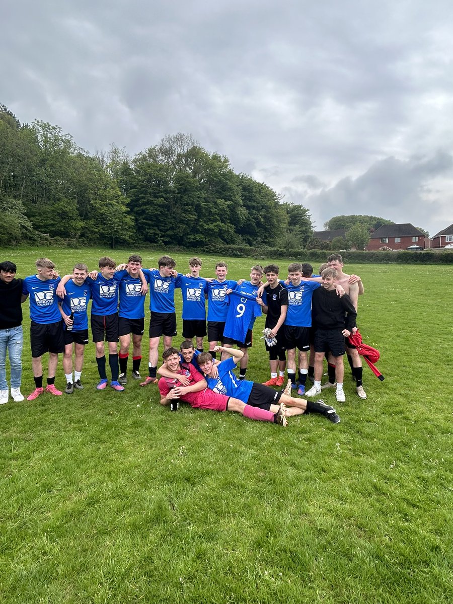 Absolutely buzzing for these boys winning their youth league at the first time of asking. Huge achievement for a team of first year youth and u16 boys. It’s been a real pleasure to be able to coach such a brilliant bunch of boys #champs <a href="/CAFootballClub/">CardiffAirportF.C</a> ✈️✈️