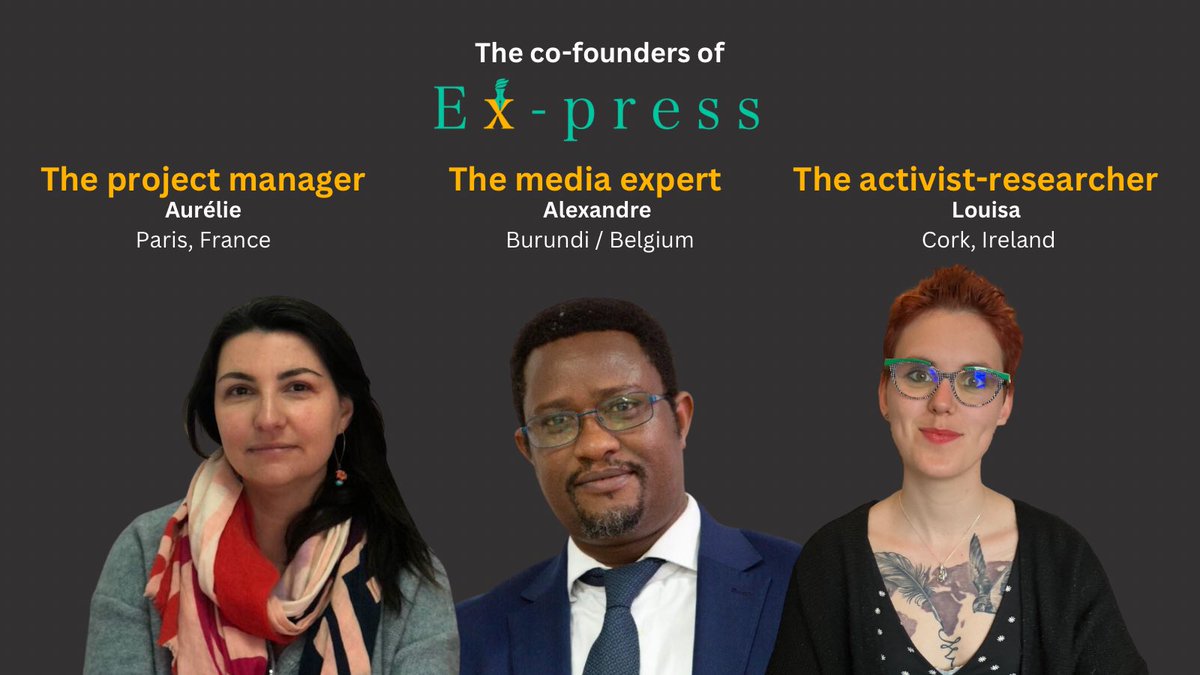 ex_press_mag's tweet photo. Introducing the team of Ex-press 👋👋🏽👋🏿

Learn more about our co-founders @MLouisaE , @Kilimily , and @niyalex1 in the 🧵⬇️ https://t.co/SgchrFSMZp