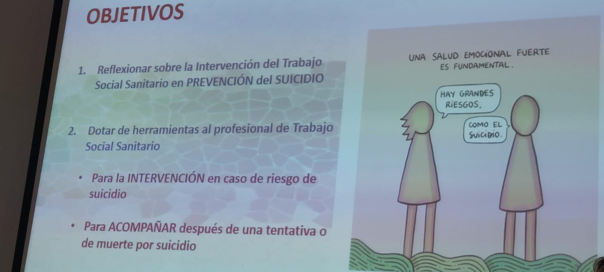 emgarces19's tweet photo. Muchas gracias a @AETSYS  por incluir en el programa del congreso de A Coruña el taller la prevención del suicidio desde el Trabajo Social Sanitario
Interesantes aportaciones de los participantes en la discusión poniendo en valor nuestro rol https://t.co/0CwTN9DVyt