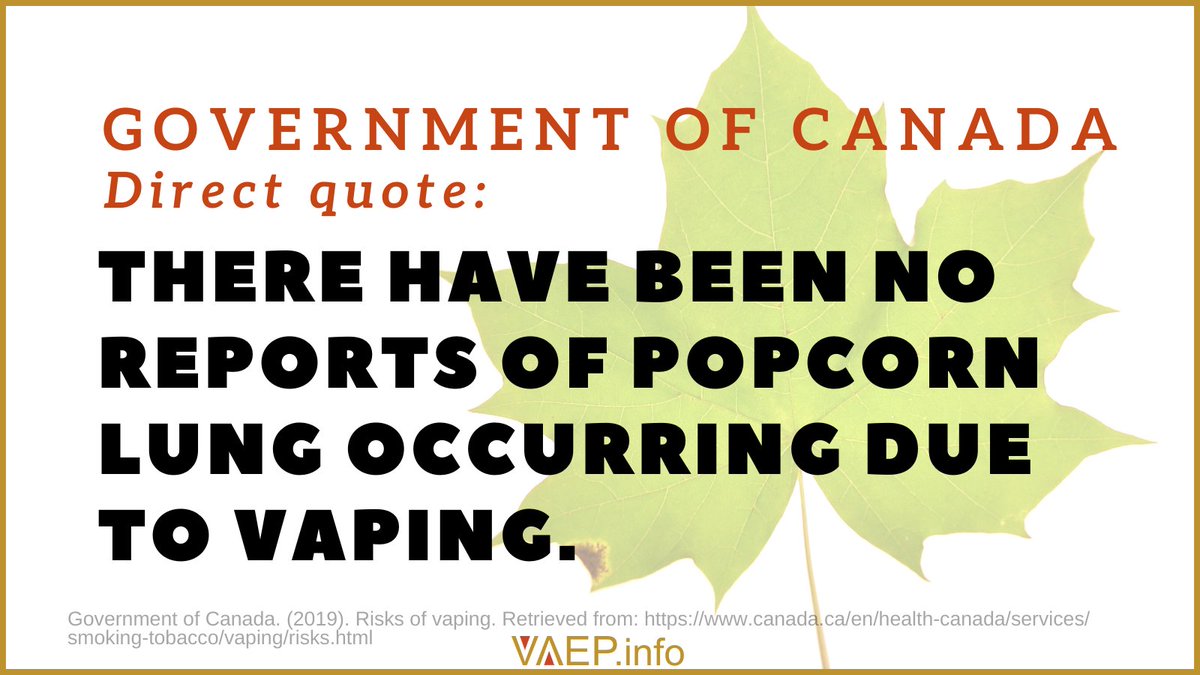 VAEPinfo's tweet photo. Remember all of the headlines saying that vaping causes popcorn lung?  

It was a lie. 

Do you feel deceived?  You should.

You can trust VAEP for accurate information on vaping. Our resources are referenced and easy to understand!

https://t.co/1mzM6moARt https://t.co/NNqz4HLRLc
