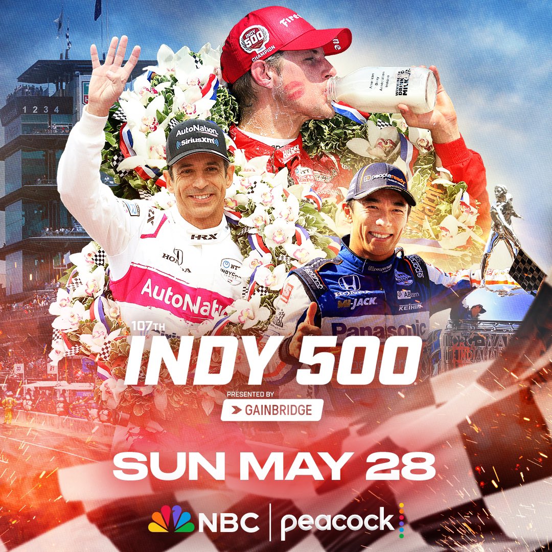 IndyCaronNBC's tweet photo. THE #INDY500 IS NEXT!!! ๐ ๐งฑ ๐ฅ https://t.co/NVFBLLrV08