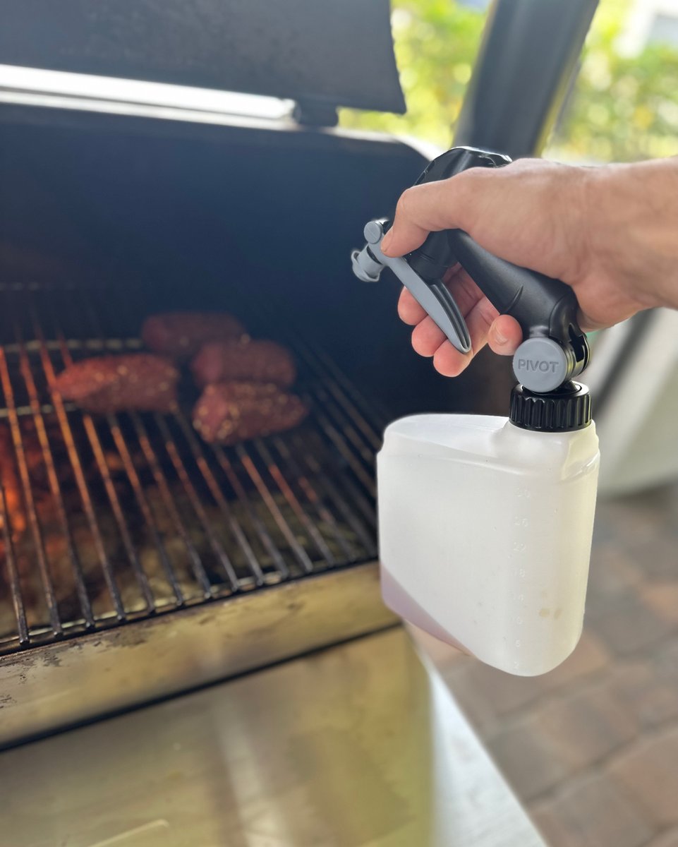 🔥 Firing up the grill this #MothersDay! 

Showcasing my culinary skills for the woman who holds down the fort, with a rack of braised ribs. A special spritz of my secret concoction in PIVOT is a game-changer. 

Happy Mother's Day from the PIVOT crew. 🍻