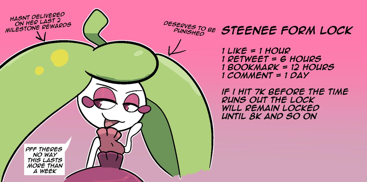 EntropicQueen's tweet photo. for 6k followers im following in my pal Rems foot steps and will be form locking myself as a pokemon. ive chosen the most optimal form form bratty shortstackness. but theres no way this lasts long >:3c
also thanks for 6k it really means alot c: https://t.co/fsKbM7wl62