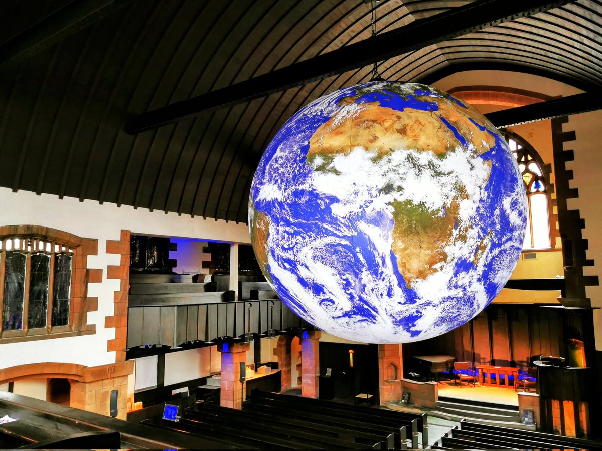 The stunning Gaia installation  <a href="/MackQueensCross/">Mackintosh</a> is breathtaking and well worth a visit (and a revisit 🌎💖)

Happy 50th anniversary, Charles Rennie Mackintosh Society 🎉