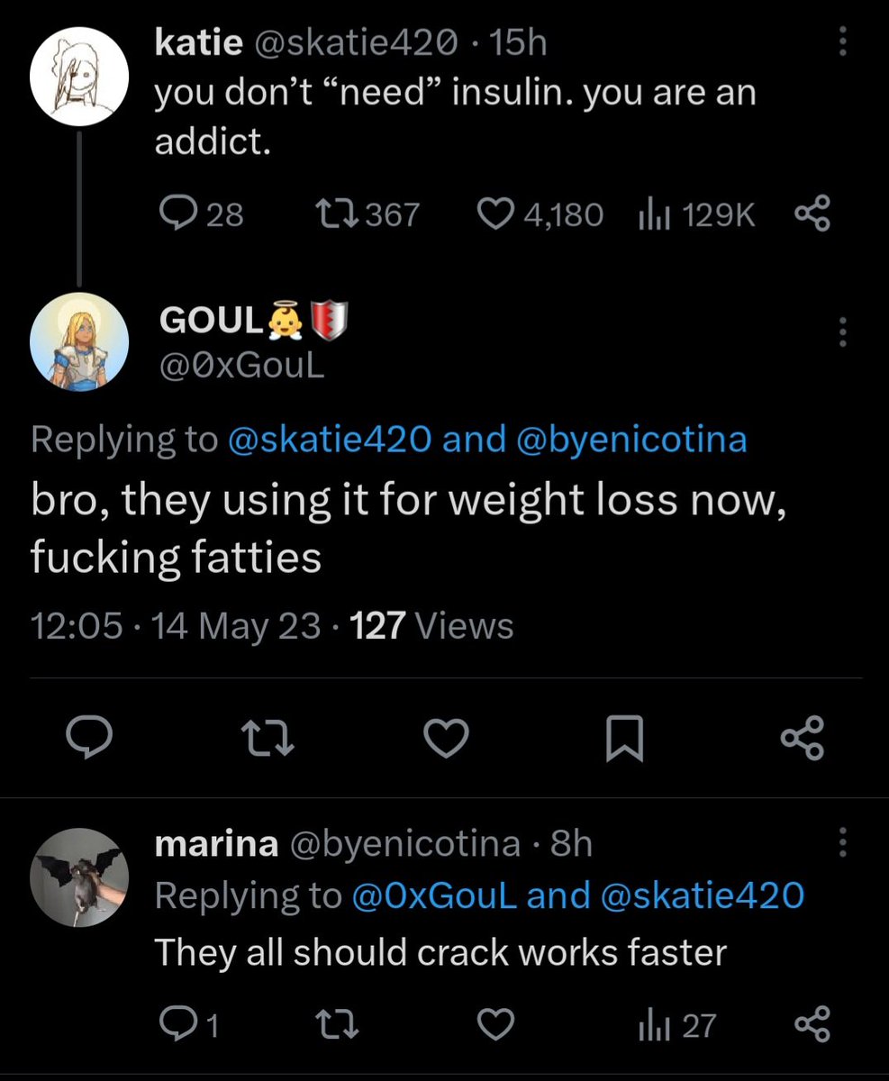 DiabeticDadUK's tweet photo. Just 129k views on the original tweet. Until social media is properly moderated, we'll never be free of diabetes stigma #GBDoc #DOC https://t.co/uwWEsYUnOS