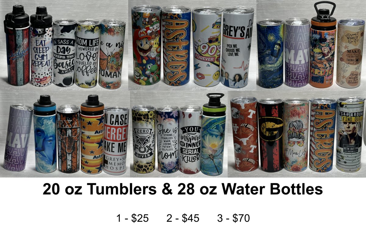 Coach_Sorrels's tweet photo. My show got rained out yesterday so I am offering up all the products I brought at the show special pricing. All the prices (and bundle deals) are on each picture. 

We can meet or I can ship (exact cost)

PayPal, Zelle, Venmo, FB Pay, Apple Pay, and Cash App are available. https://t.co/92auHLqwdQ