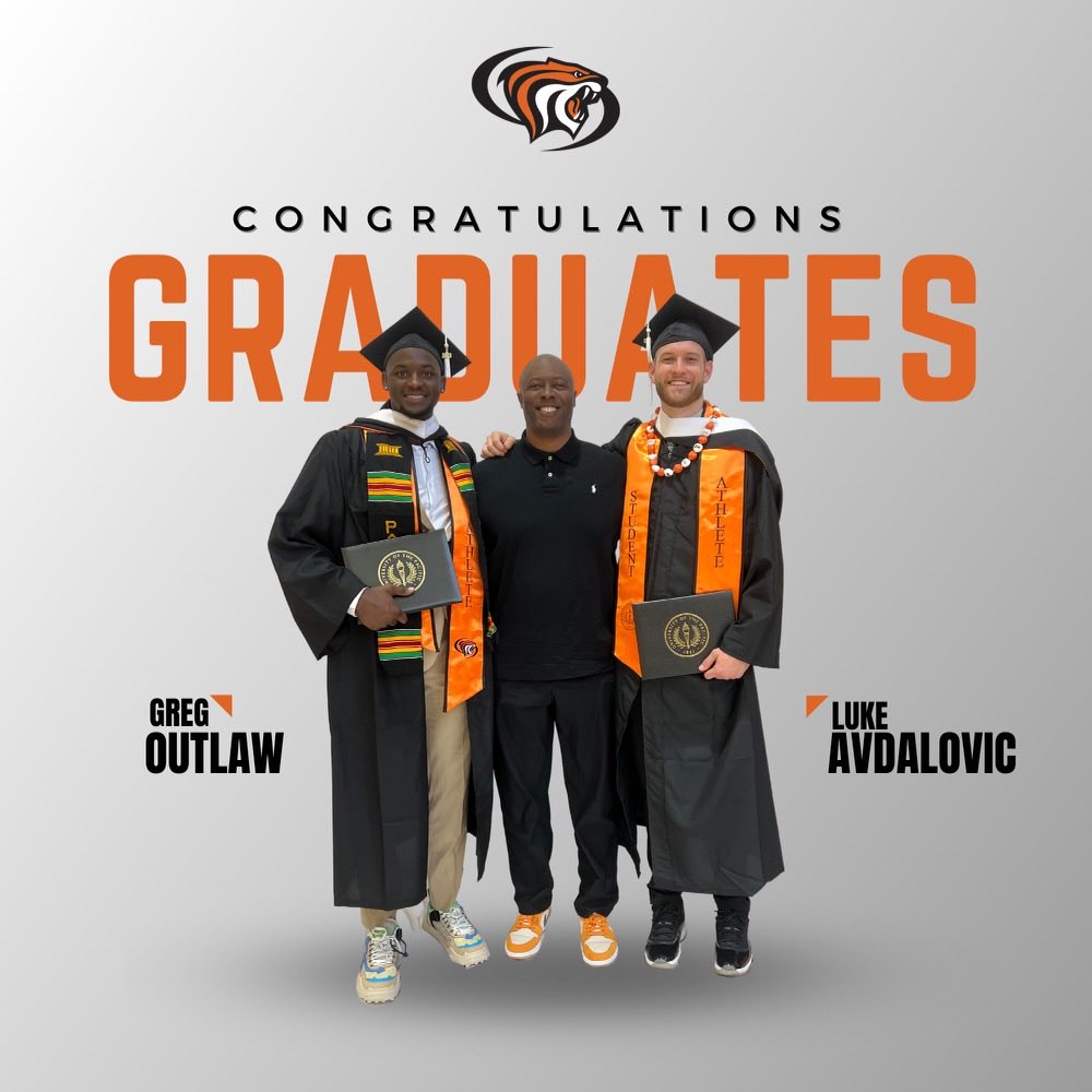 Greg and Luke, you’ve both changed the trajectory of our program both on and off the floor. The games will be forgotten but the way you’ve both carried yourselves here will be remembered forever! Thank you #GoTigers once a Tiger, always a Tiger! 👏🏿👏🏿