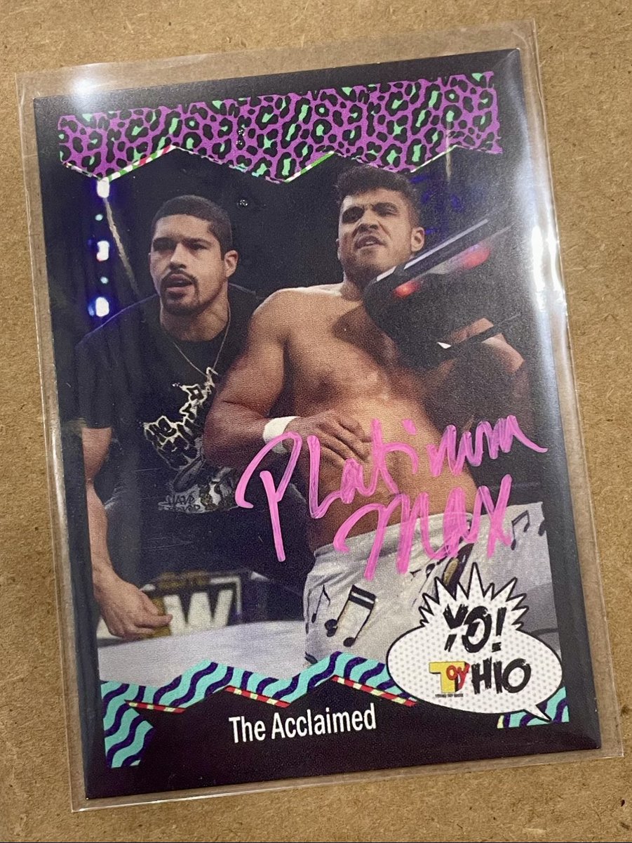 Everyone loves #TheAcclaimed ❤️ ✂️ ❤️

#WrestlingCards #TradingCards #AnthonyBowens #MaxCaster 🎤 #AEW #TheHobby