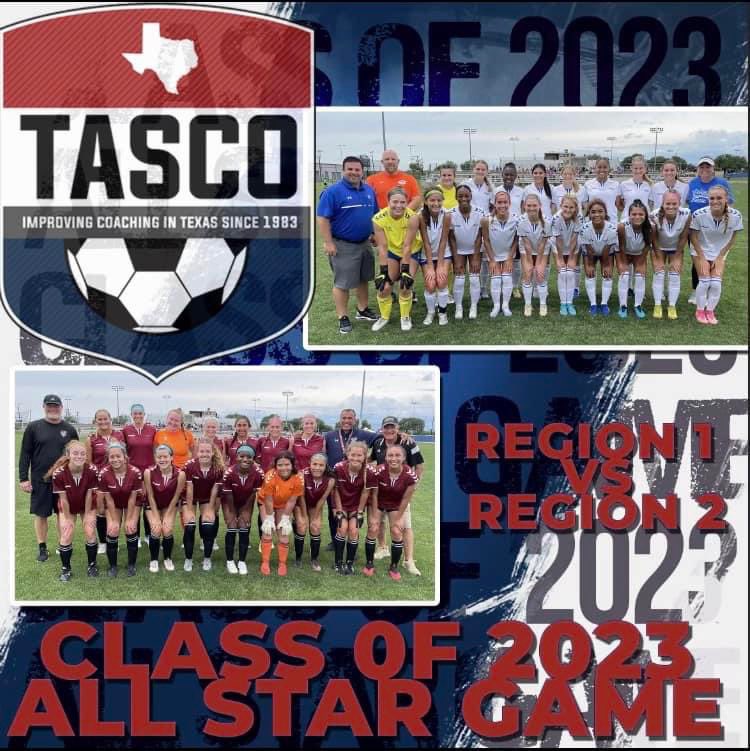 We are so proud of @TayThibodeau and @EmmaBest_13 for representing Midlothian High School at the @tascosoccer 2023 All-Star Game! 
#MISDProud #txhssoccer @MISD_Athletics @MHSPanthers @MHSsoccerBC