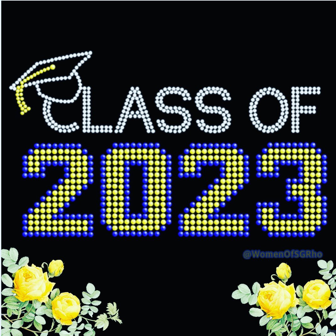 womenofsgrho's tweet photo. Hey #SGRhoGrad WE love graduation season &amp; seeing y’all pictures let us know if you graduated this month give a “🐩🎓”! 

Congratulations to all of the 2023 graduates and good luck on all of your future endeavors! 🐩 🎓👏🏾💙💛

#WomenOfSGRho https://t.co/3khICm0XQU