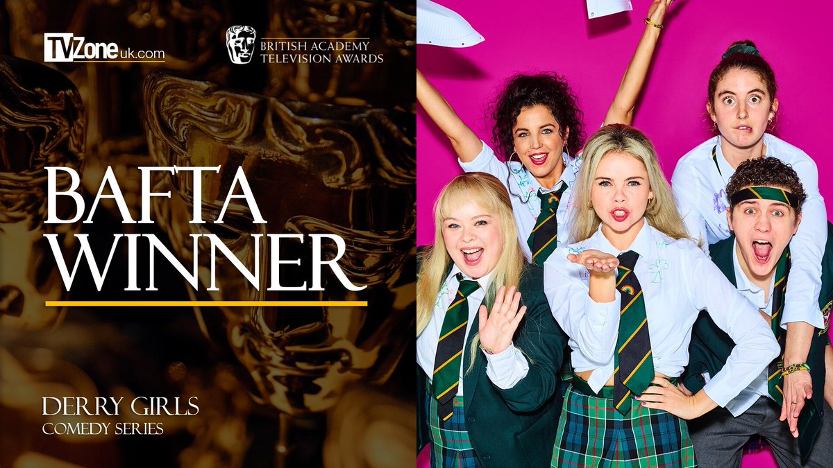 Los ingleses han elegido sus mejores series de la temporada en los #BAFTATVAwards

En drama ganó #BadSisters de #Appletv

En comedia ganó #DerryGirls que se puede ver en #Netflix