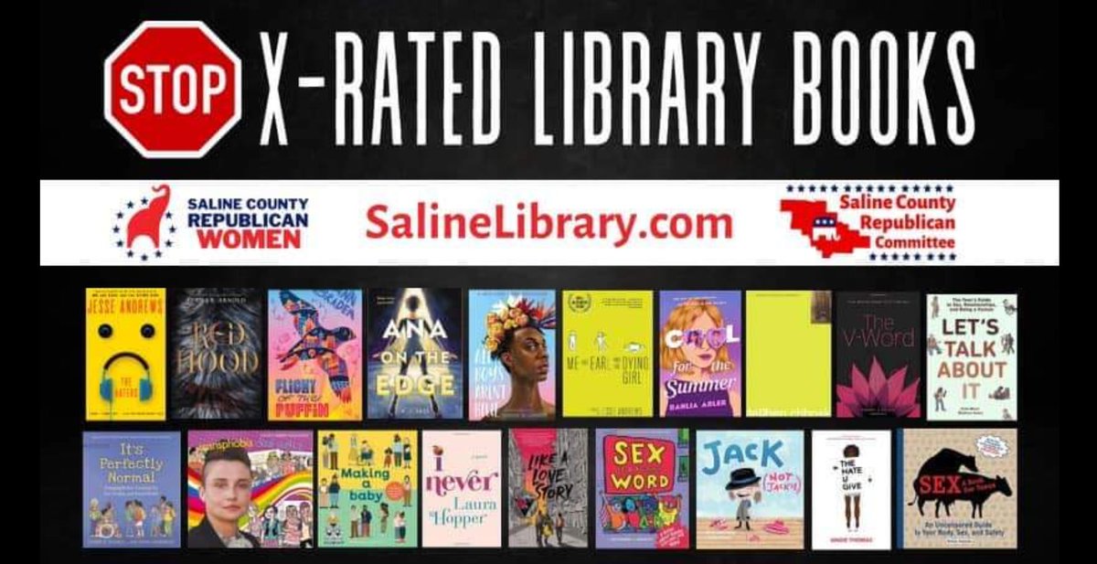 lauracreature's tweet photo. My job becomes a crime in August when #SB81 / #Act372 goes into effect, but honestly what I'm most afraid of is someone sh∞ting up a library. Next county over: https://t.co/x3ZP1rcTdg