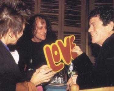 With #laurieanderson and @LouReed