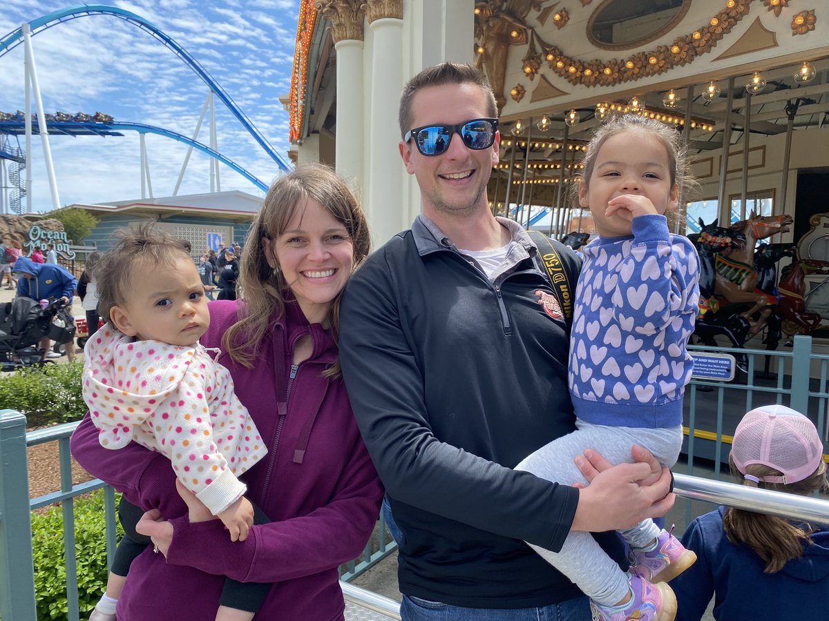 Mother’s Day rides at <a href="/cedarpoint/">Cedar Point</a> with the fam. Zoe’s first time riding Ocean Motion. 😎