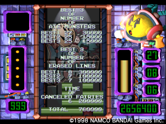 anek383's tweet image. ８ライン消し１回、７ライン消し２回成功で自己ベスト更新。あとはモンスター最大討伐数を安定して３０以上乗せたい・・・。
#pacattack #パックアタック