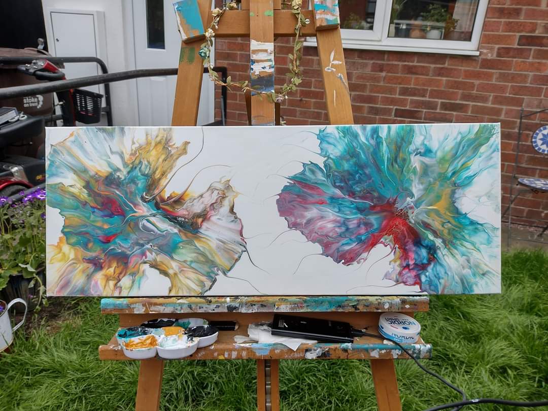 Karen1Ru's tweet photo. Really proud of my hubby's latest #art https://t.co/4qniKSxpb9