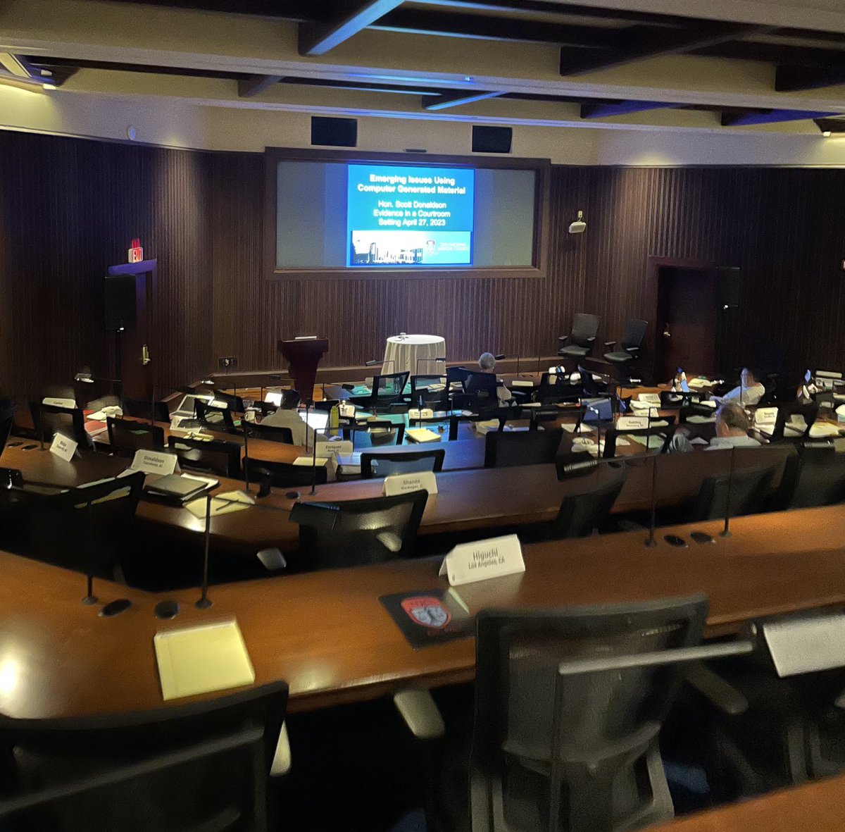 SDonaldsonLaw's tweet photo. This past month I taught multi-day evidence courses in Florida and Nevada, a CLE course for the Minnesota bench and bar, and a 40 hour mediation training course. I could fill a notebook with what I learned from these excellent lawyers and judges from across the country. https://t.co/YQ10gLeIie