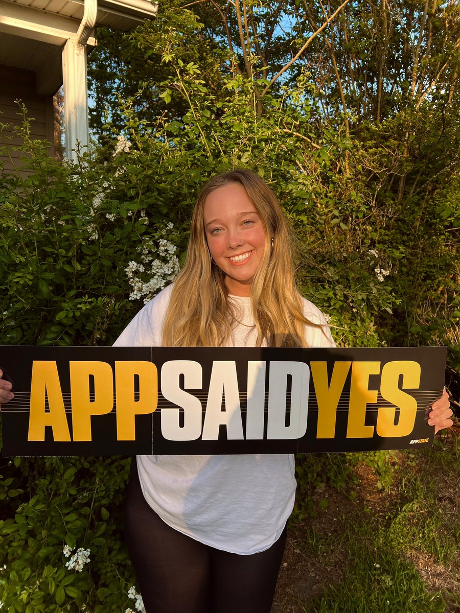 Cannot wait to be at Appalachian State this fall.