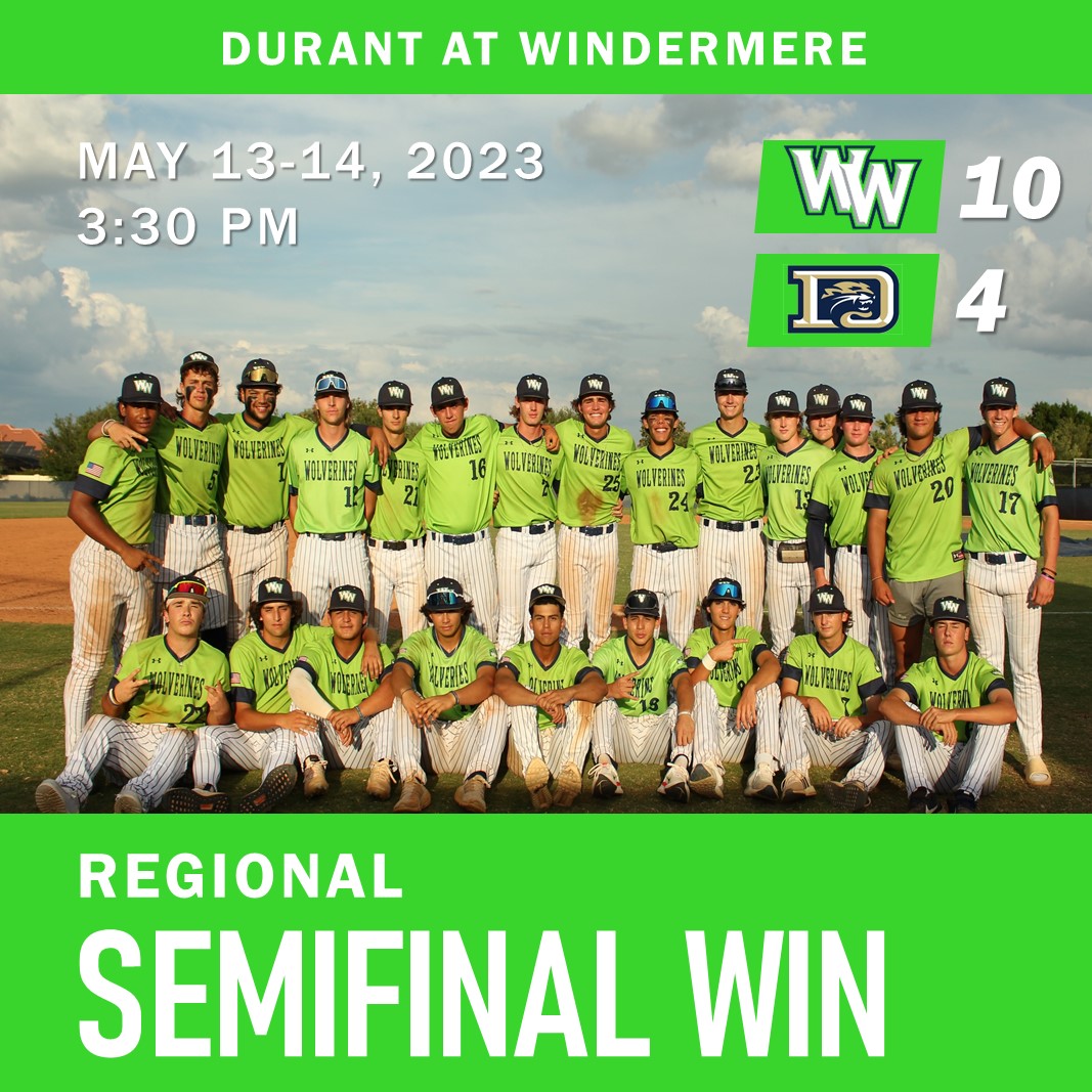 Windy Boys WIN 10-4 over Durant and are moving forward to the Regionals Finals on Tuesday, 5/16.  Time and location TBD.  #windyboys #windychamos #ALLinALLout