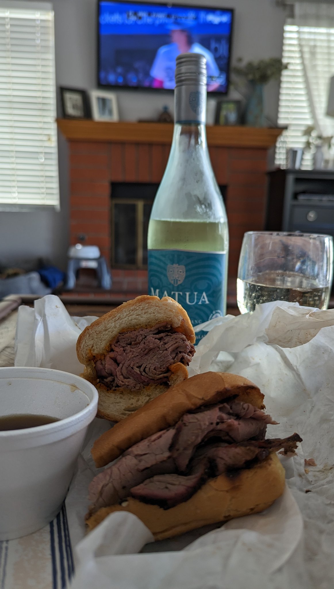 Jennifer Van Laar on Twitter "Tritip au jus sandwich from Simi Valley