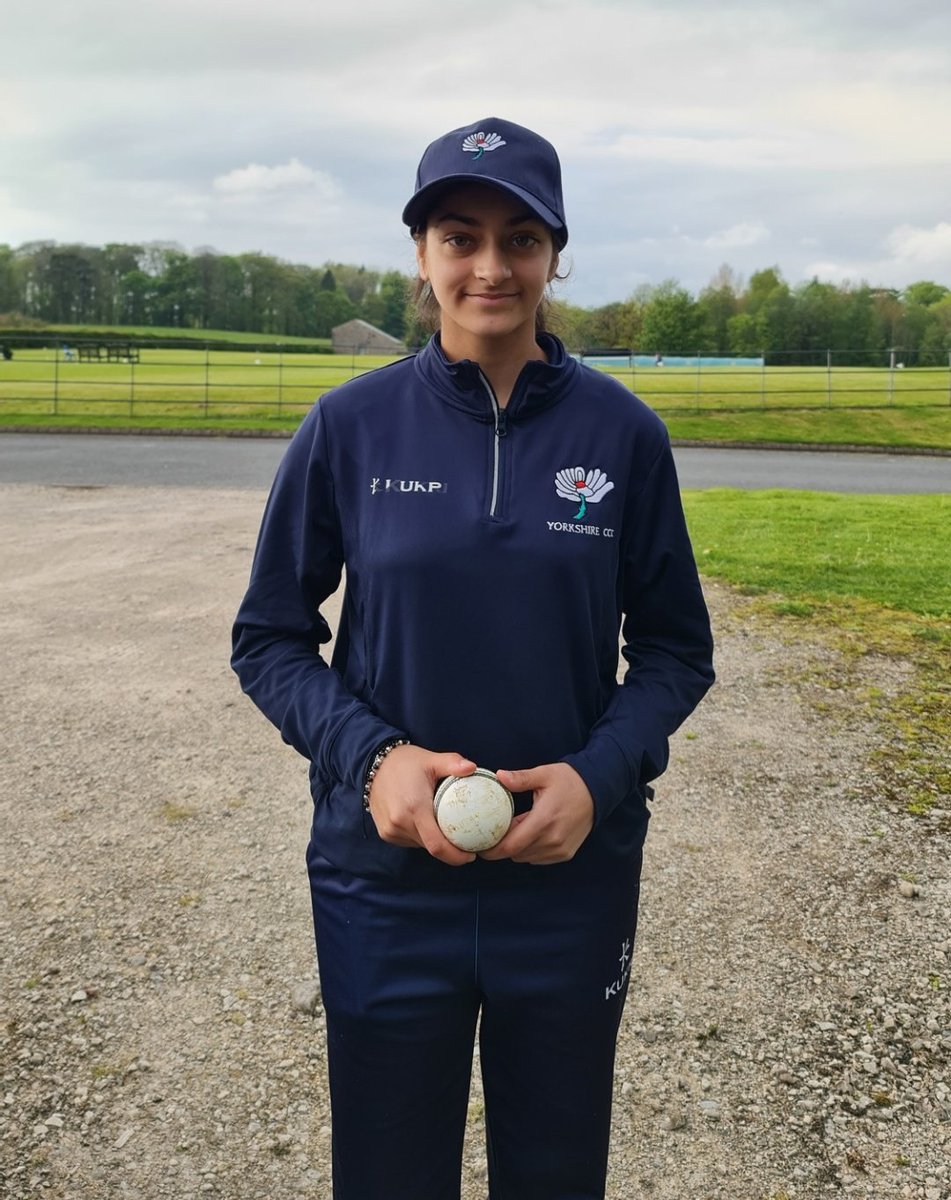 Dee (@deecr1cket) on Twitter photo Well done to <a href="/rhia_sedha/">Rhia Sedha</a> on her selection for <a href="/YorkshireCCC/">Yorkshire CCC</a> Womens team and getting a 5fer against Cumbria Womens with bowling figures of 5 wickets for 7 runs off 4 overs in the T20 match. Well done to <a href="/rhia_sedha/">Rhia Sedha</a> on her selection for <a href="/YorkshireCCC/">Yorkshire CCC</a> Womens team and getting a 5fer against Cumbria Womens with bowling figures of 5 wickets for 7 runs off 4 overs in the T20 match.