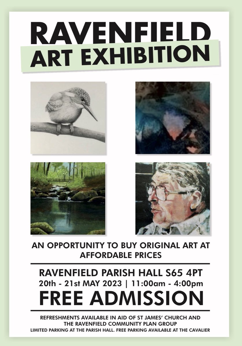 blueriverRachel's tweet photo. Many artists’ work will be available to view and purchase! Please share #rotherhamevents #Rotherham #southyorkshire #giftidea #UniqueArt #uniquegifts #affordableart #shoplocalrotherham #shoplocalsouthyorkshire #May2023 #rotherhamart #artforall https://t.co/r53RDsQHIU