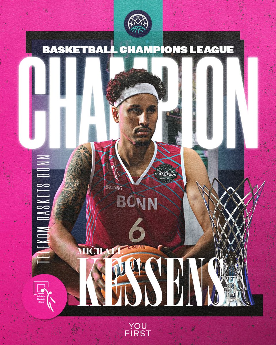 Michael Kessens wins the 22/23 Basketball Champions League! 🏆
Congratulations 👏