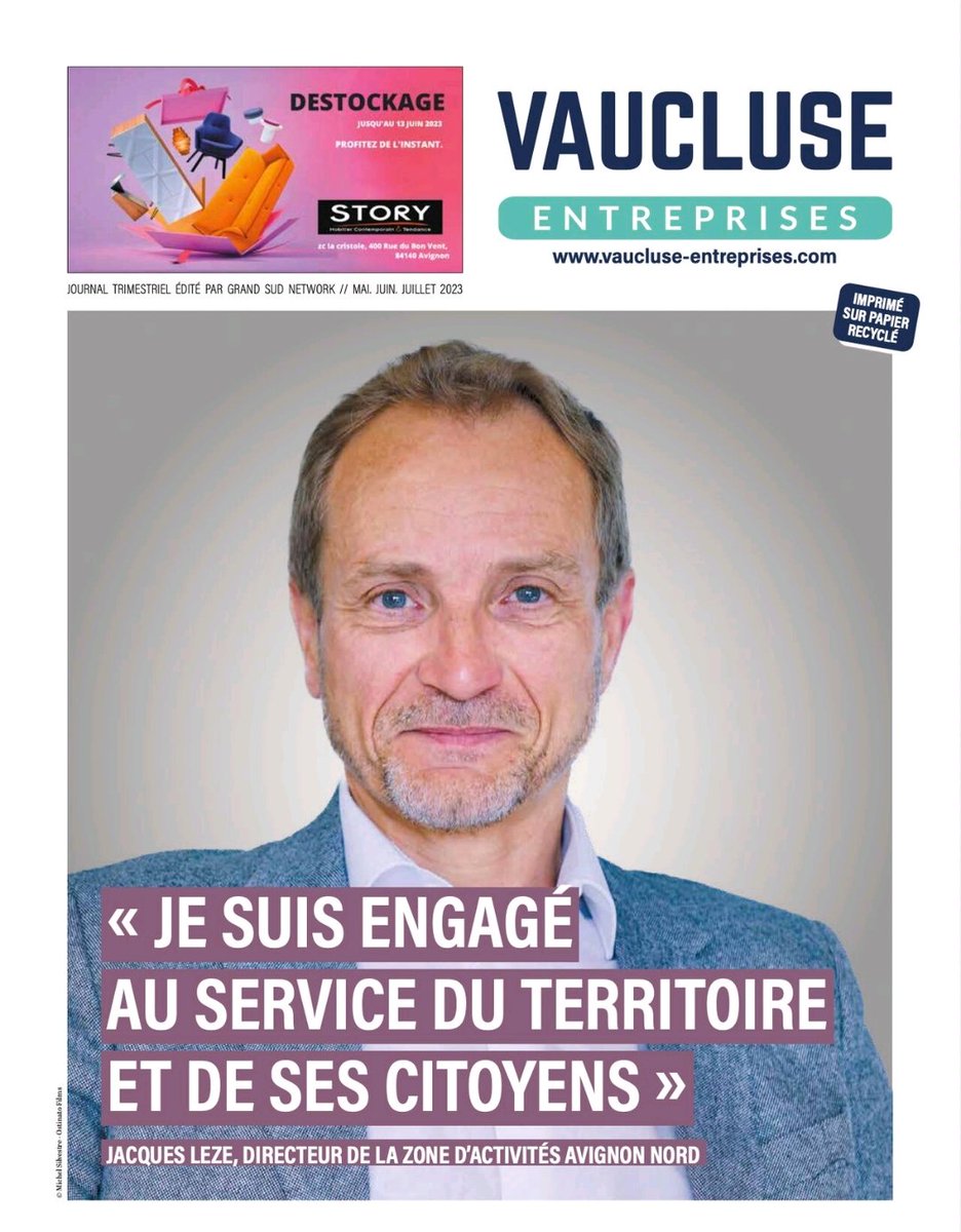 Une surprise se cache dans l'édition de ce trimestre... Rendez-vous dans les points de distribution du #Vaucluse .