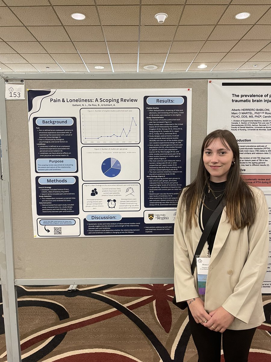 Had a great few days at the <a href="/CanadianPain/">Canadian Pain Society</a> conference in Banff! It was an amazing opportunity to present our scoping review on pain and loneliness alongside <a href="/AmaraKohlert/">Amara Kohlert</a>. #CanadianPain2023