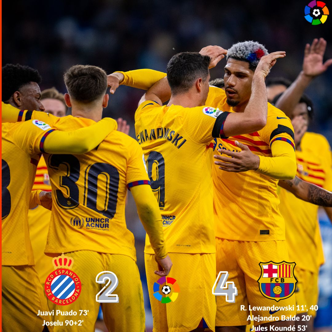 MendoncaFra's tweet photo. Venceram a la liga e quase apanharam por isso.

Barcelona deixa o Espanhol em uma situação delicada, e o clube catalão pode cair de divisão.
 #ESPFCB https://t.co/c1Xx8bTjBe