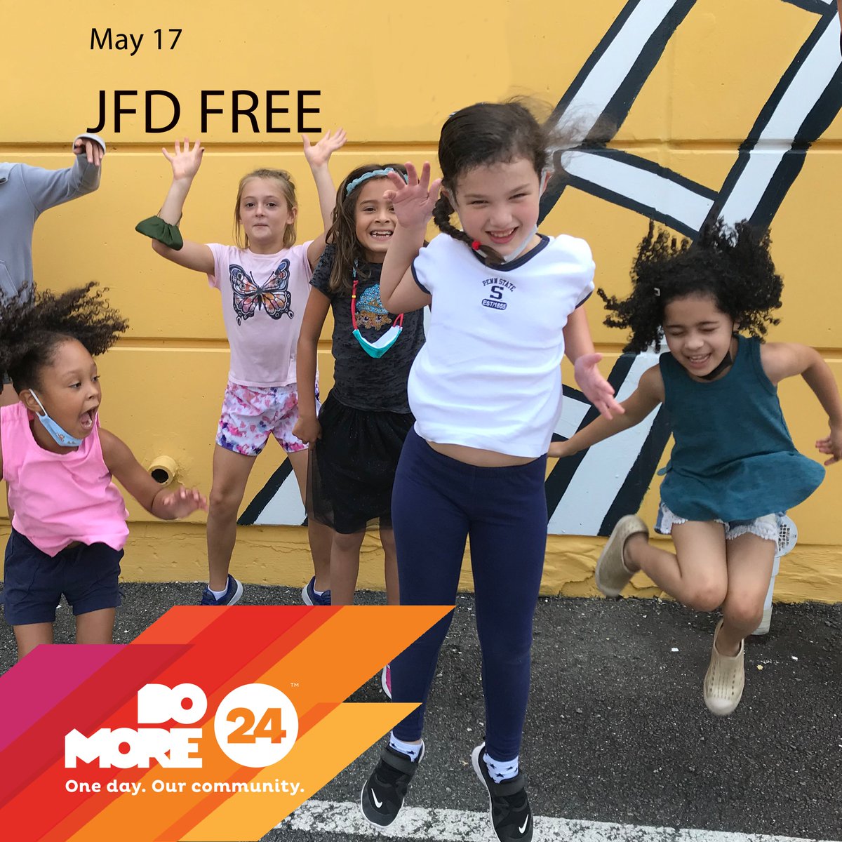 May 17 Do More 24 - Support FREE performances, classes, intergenerational projects and summer camp scholarships
domore24.org/JFD

#arlingtondanceclass #performingarts #kidsclasses #FREE #moveyourbody #summercamp2023 #kids #fun