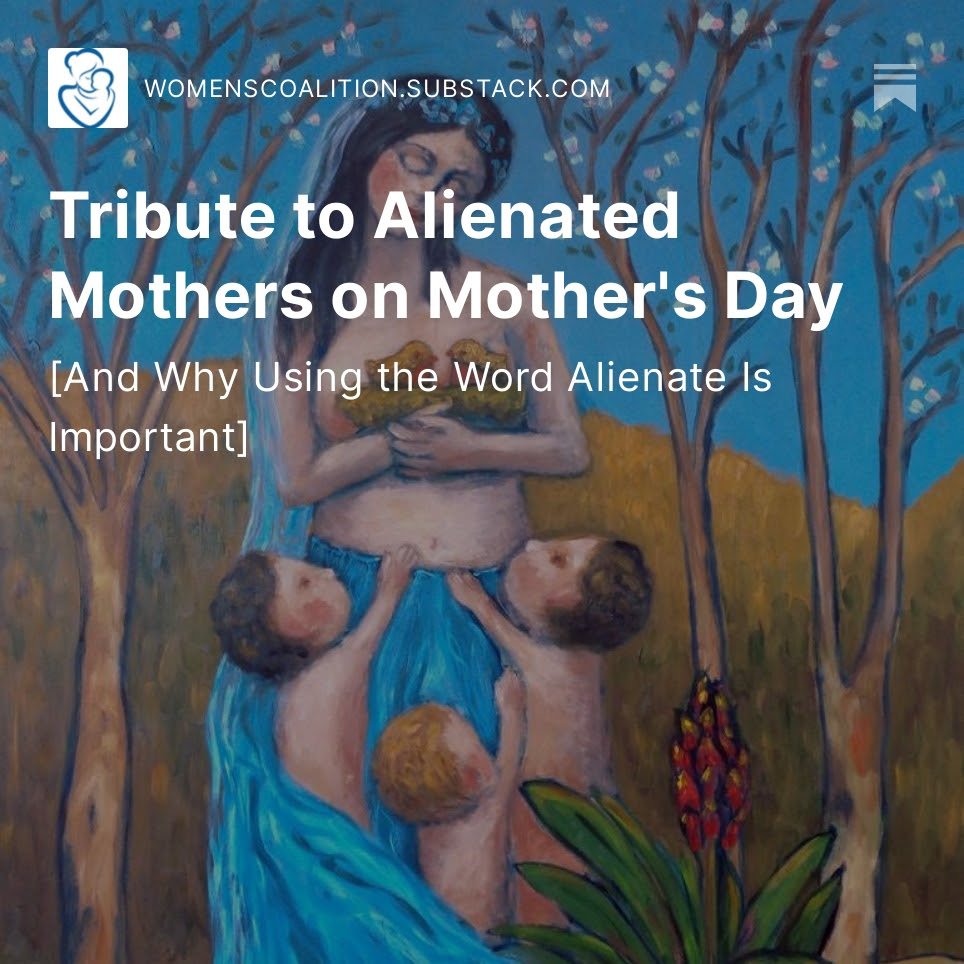thewomensco's tweet photo. Tribute to Alienated Mothers on Mother's Day
[And Why Using the Word Alienate Is Important]

https://t.co/bURUyM5nOO https://t.co/IpKsX2nmox