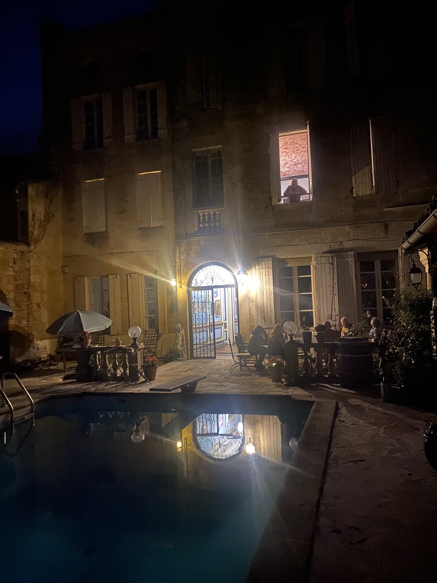 JayGarnerWrites's tweet photo. Last magical night in Castillon. @SJ_Watson led writing retreat. Sad to leave but inspired for my next chapter (s) 😊 https://t.co/mMY5CYeFql