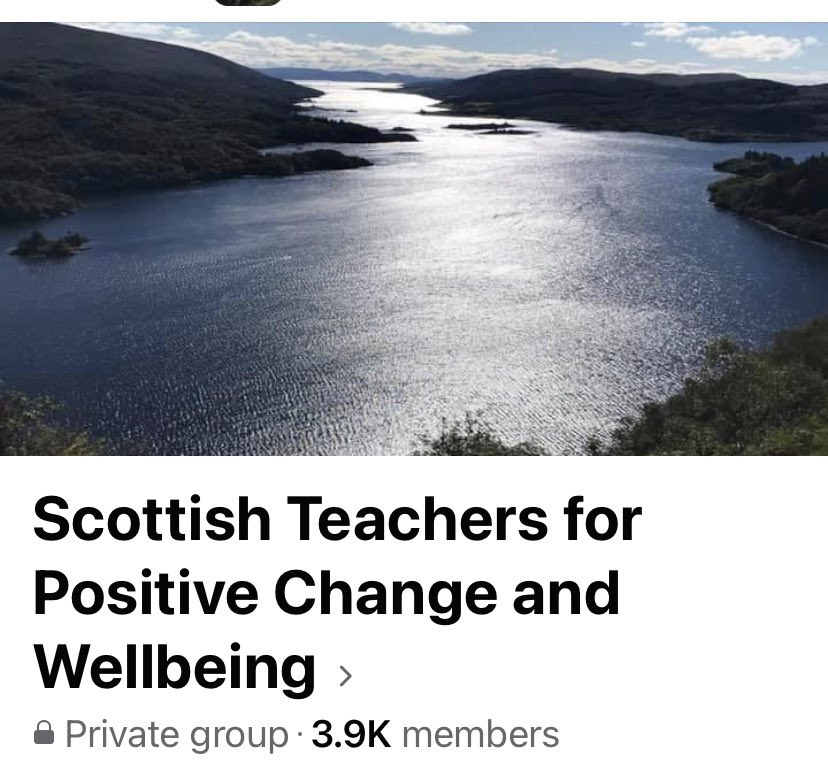 The number of posts on this #ScottishTeachers page about increased pupil violence towards staff, mental health, anxiety about Mondays is beyond sad. 
#Education #EduTwitter #Teachers