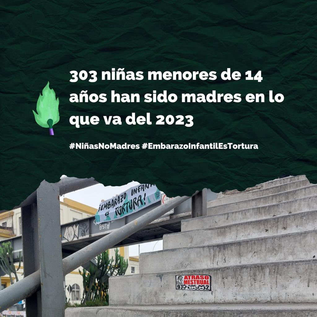 anamaritzacf's tweet photo. Grupos antiderechos del Congreso quieren obligar a las niñas a ser madres, limitando el acceso al aborto terapéutico, el único legal en el país. #NiñasNoMadres #EmbarazoInfantilEsTortura https://t.co/JlZdf8eL3m