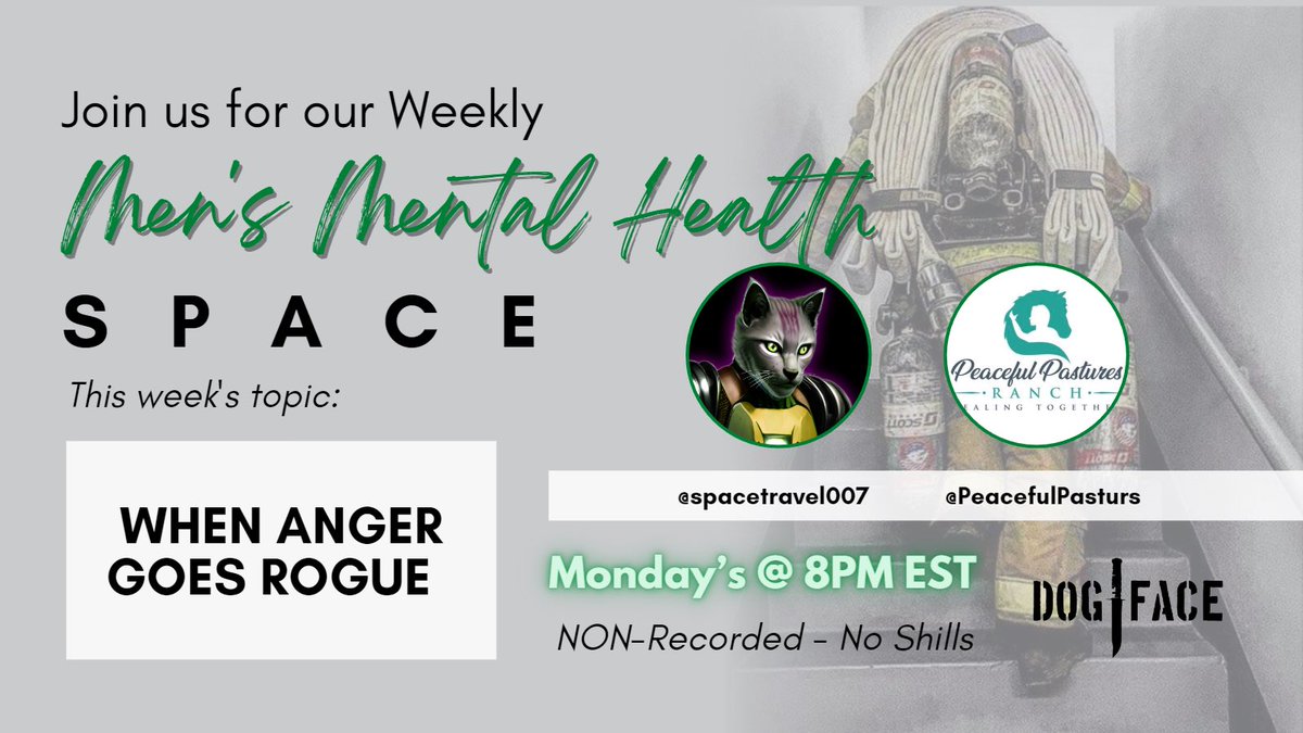 What triggers cause your anger to flow….😡🚨😡

How can you learn from these triggers……🤔

Let’s chat more Monday…👊
@dogfaceNFT <a href="/MHCspaces/">Mental Health Collective</a> <a href="/PeacefulPasturs/">Peaceful Pastures Ranch</a> <a href="/0xtherapist/">0xtherapist</a> <a href="/HideousHackers/">Hideous Hackers</a> <a href="/thephoenixesnft/">The Phoenixes by Habit Nest 🪶</a> <a href="/Pjeromardesic/">Pjero Mardesic</a> @thenftherapist <a href="/MAGCNFTclub/">Mondai Anime GC❣️</a> <a href="/JohnG1isit/">JAG</a> <a href="/justoldmanhere/">Nir</a>