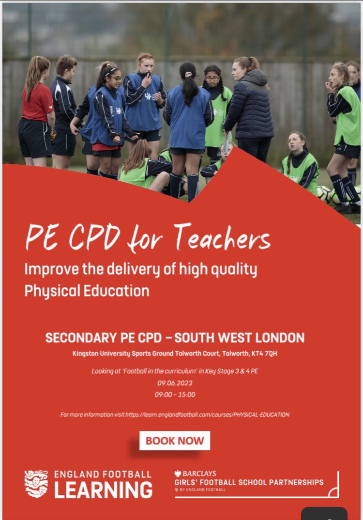 Still an opportunity for qualified secondary staff to attend free FA professional development - particularly welcome are those from under represented groups bit.ly/42WJCUG