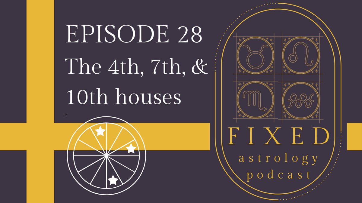 Fixed Astrology Podcast (@fixedastropod) on Twitter photo Continuing the Mercury Rx theme, we're posting this a couple weeks late but it's here: our episode on the angular houses that do not have a planet rejoicing in them! <a href="/austral_taur/">mother algol β βοΈπͺ·πππ¦</a> & @paostrology discuss the 4H, 7H, and 10H: podcasters.spotify.com/pod/show/fixedβ¦ Continuing the Mercury Rx theme, we're posting this a couple weeks late but it's here: our episode on the angular houses that do not have a planet rejoicing in them! <a href="/austral_taur/">mother algol β βοΈπͺ·πππ¦</a> & @paostrology discuss the 4H, 7H, and 10H: podcasters.spotify.com/pod/show/fixedβ¦