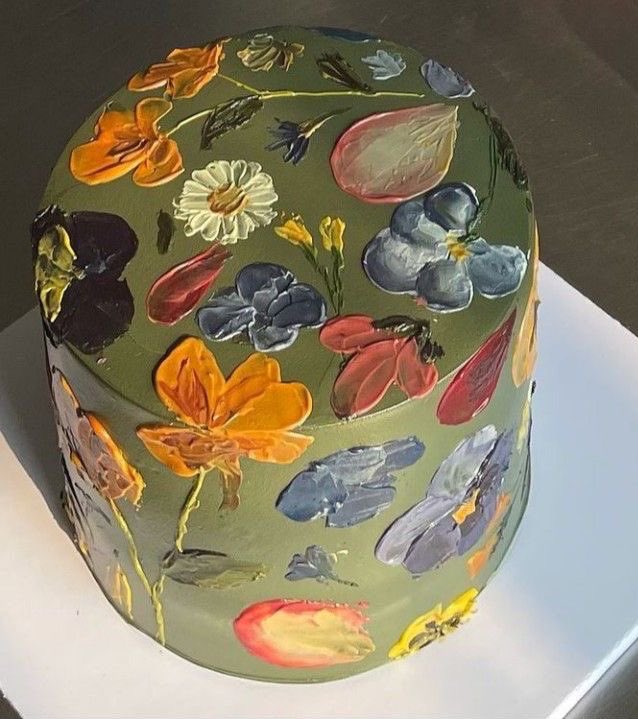300moods's tweet photo. 🌷🌿 flower garden cake https://t.co/ank6WInd6c