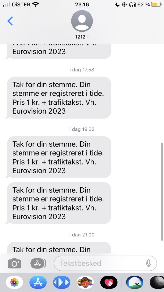 eurovision bearbejder langsomt mine stemmer...
