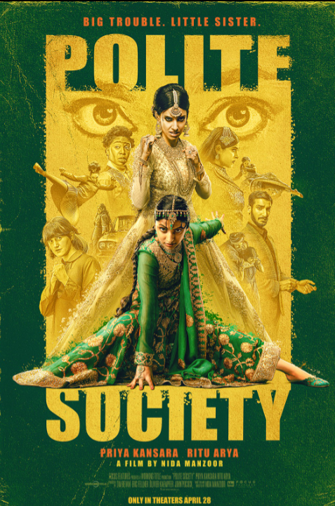SCINQarts's tweet photo. Polite Society is a spirited exploration of female independence and ambition, despite its highs and lows, is a delightful punch of comedy and emotion, offering audiences an enjoyable journey into the heart of a British-Pakistani family. #movies https://t.co/X1OQ6T6uTN https://t.co/jg5J9Jp0B7