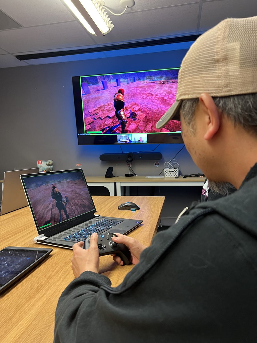 Azra Games (@azragames) on Twitter photo Azra CEO <a href="/markotero/">Mark Myong-Sik Otero</a> testing out game controller functionality on an early prototype character in <a href="/legions_legends/">Project Legends (5555)</a>.
Smooth like butter. Azra CEO <a href="/markotero/">Mark Myong-Sik Otero</a> testing out game controller functionality on an early prototype character in <a href="/legions_legends/">Project Legends (5555)</a>.
Smooth like butter.