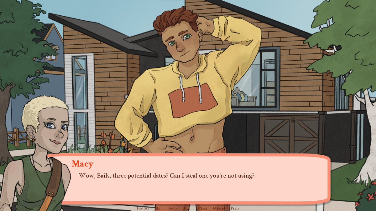 bee7worms's tweet image. The demo for FLORAL: The Blooming Cycle is now OUT!

As Macy, you have seven days to get used to the town and find Bailey a  date. People keep gifting you plants, there are cats in your backyard,  and what is UP with that new donut shop?

#BlossomVNJam #visualnovel #amaregame