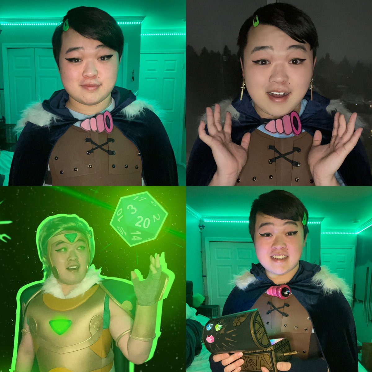 couldbecaden's tweet photo. Here is every time I have worn my Marcy cosplay to celebrate the anniversary of the last episode of Amphibia! It’s been quite a ride and I’ve definitely learned a lot if things! It one of my most beloved cosplays and I couldn’t ask @Radrappy for a better character to cosplay. https://t.co/SYTTSHM8Pl
