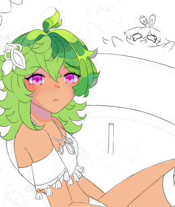 puff_tastic's tweet image. should I change the mouth 😭 I tried changing it and it keeps looking odd (eyes are not finished btw) she keeps looking like a horse im struggling sm #arthelp