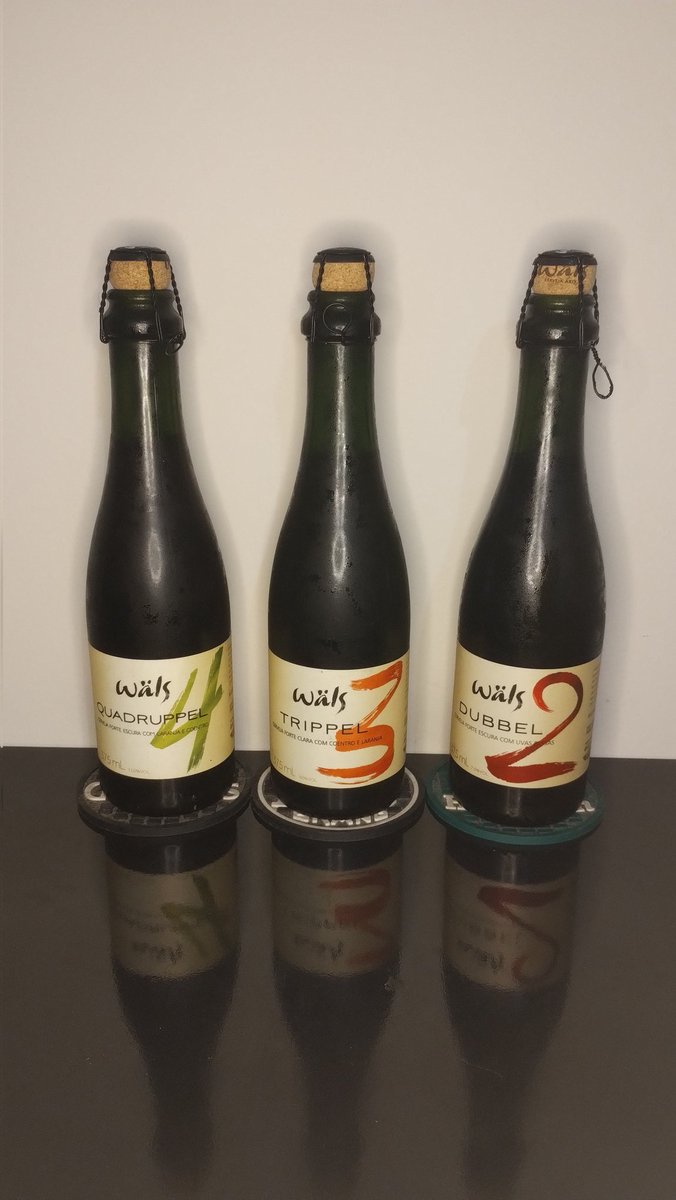 Hoje é dia de beber um belo trio da <a href="/walscervejas/">Wäls - Cerveja Arte</a> 🍻